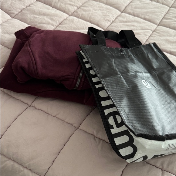 lululemon athletica Maroon Cowl Neck Sweater - Picture 7 of 8